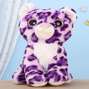 Mirada Plush Leopard Soft Toy Violet - 25 cm