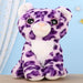 Mirada Plush Leopard Soft Toy Violet - 25 cm-Soft Toy-Mirada-Toycra