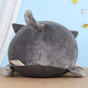 Mirada Plush Soft Toy Kitty Grey - Length 32 cm
