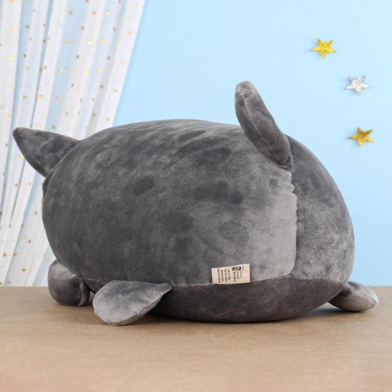 Mirada Plush Soft Toy Kitty Grey - Length 32 cm