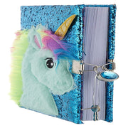 Mirada Unicorn with Horn Glitter Notebook