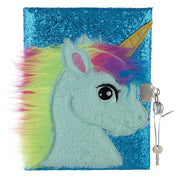 Mirada Unicorn with Horn Glitter Notebook