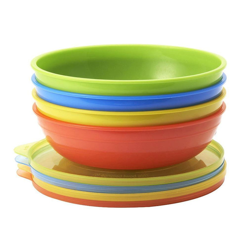 Munchkin Feeding Bowls And Spoons Set - Multicolour