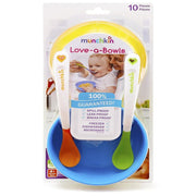Munchkin Feeding Bowls And Spoons Set - Multicolour