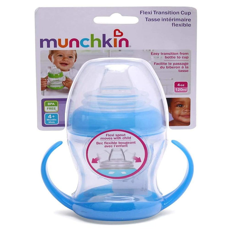 Munchkin Flexi Transition Trainer Cup - 4oz -Multicolour