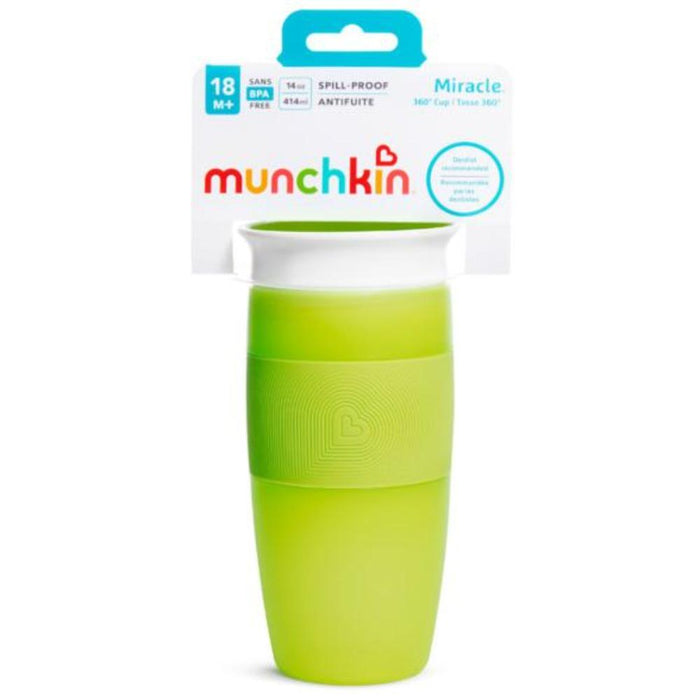Munchkin Miracle® 360° Sippy Cup 14 Ounce (Multicolor)-Mealtime Essentials-Munchkin-Toycra