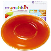 Munchkin Multi Bowls (Multicolor, Pack of 5)