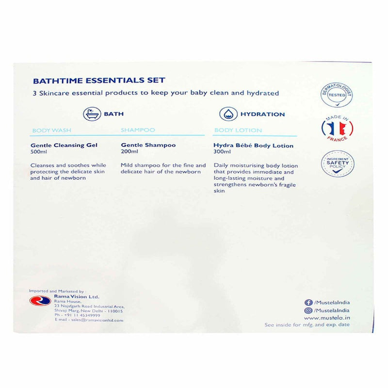 Mustela Bathtime Essential Set - 3 Pieces-Skin Care-Mustela-Toycra