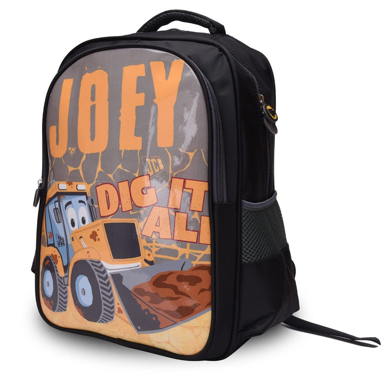 My 1st JCB Kids School Bag Black - 14 Inches