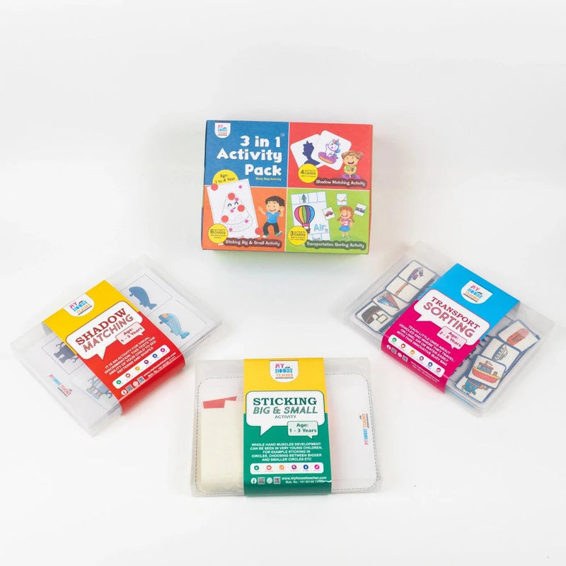 My House Teacher 3 In 1 Activity Pack