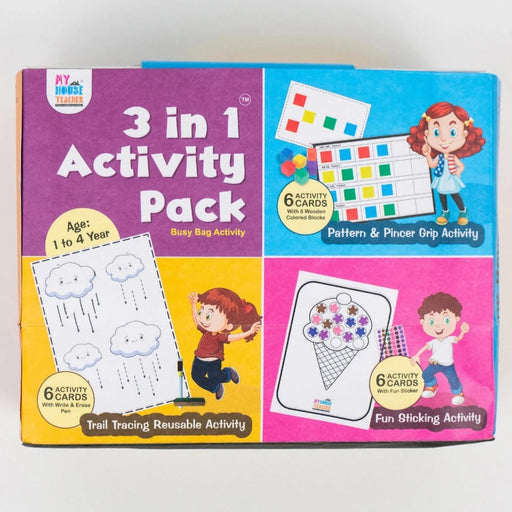 My House Teacher 3 In 1 Activity Pack-Preschool Toys-My House Teacher-Toycra