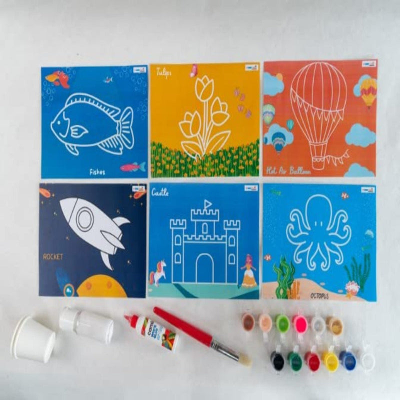 My House Teacher Diy Salt Painting Activity
