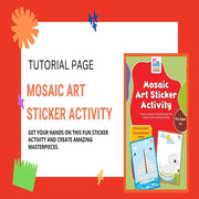 My House Teacher Mosaic Art Sticker Activity