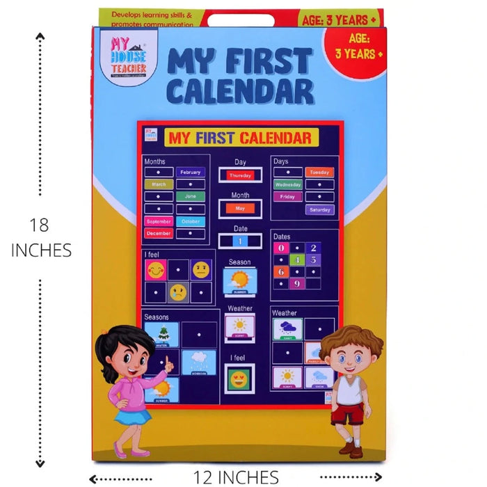 My House Teacher My First Calendar-Preschool Toys-My House Teacher-Toycra