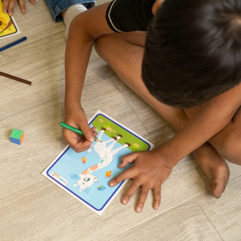 My House Teacher Play and Color it Kids Game