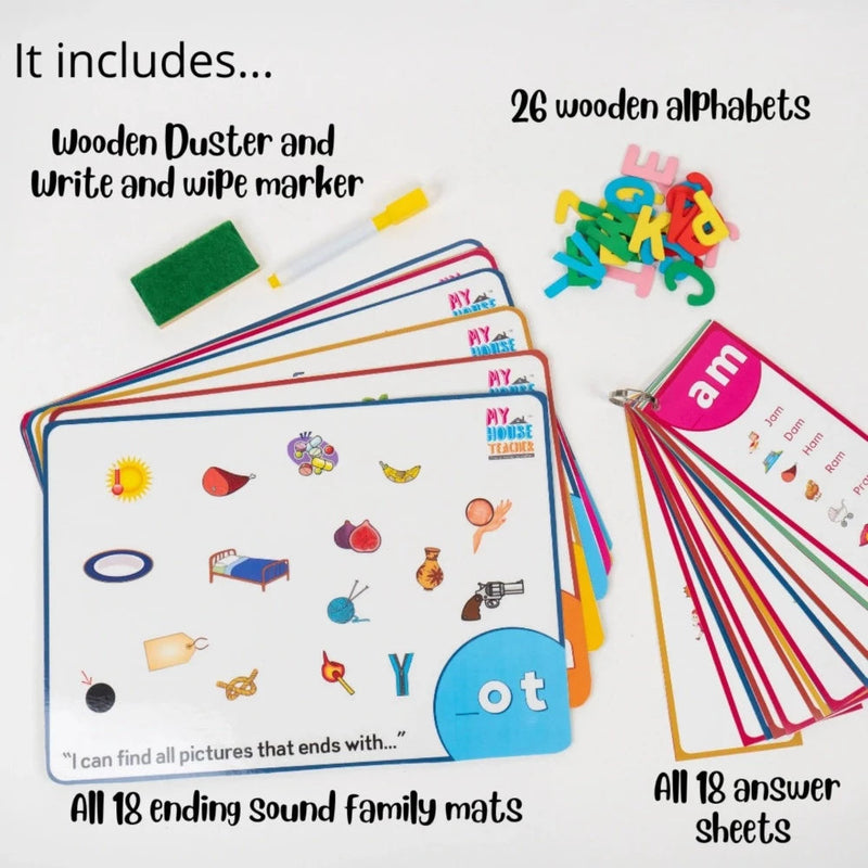 My House Teacher Reusable Mats