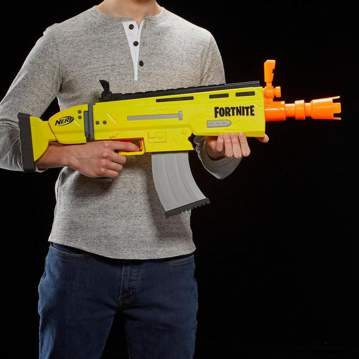 Nerf Fortnite AR-L Motorised Nerf Elite Dart Blaster & 20 Official Eli –  Maqio