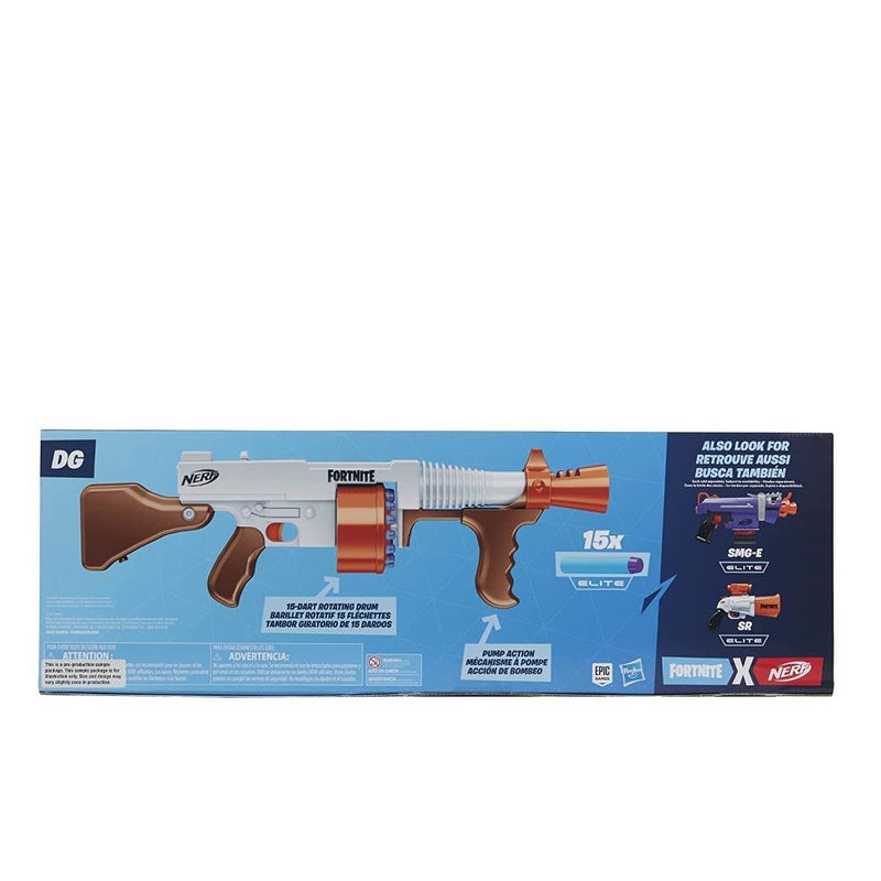 Nerf Fortnite Dg dart Blaster 15-dart Rotating Drum
