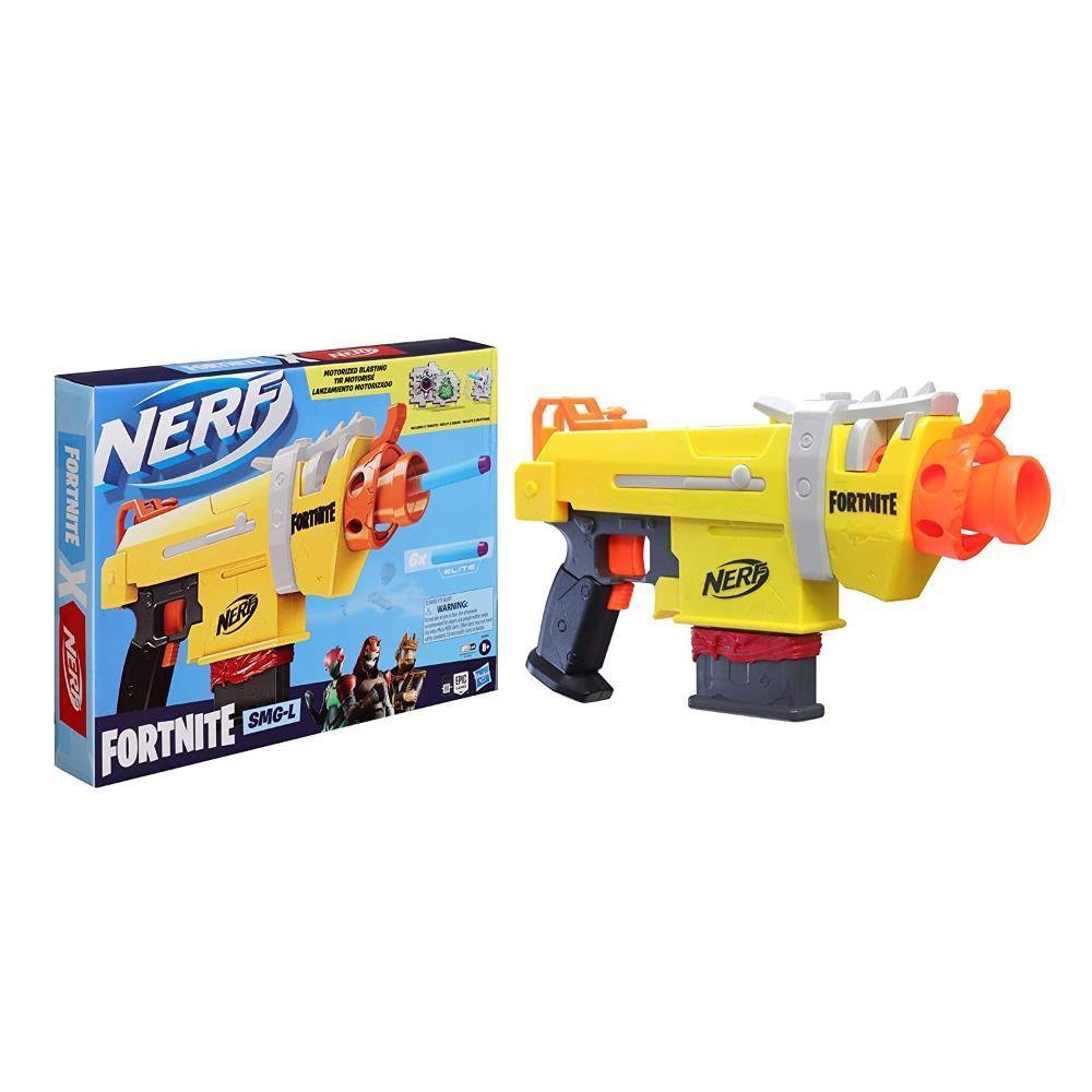 Nerf Fortnite SMG-L Motorised Dart Blaster | Buy Online at Toycra