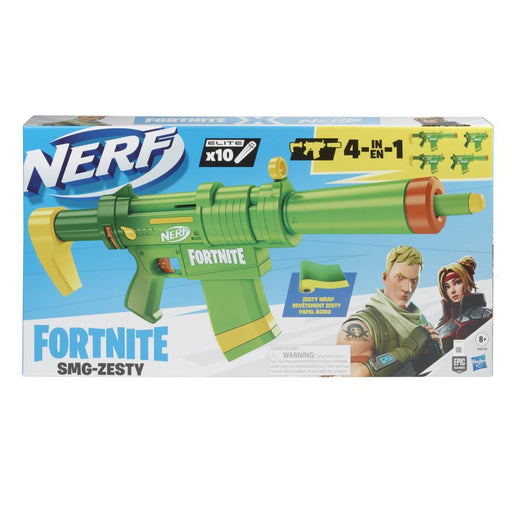 Nerf Fortnite SMG-Zesty Elite Dart Blaster โ Toycra