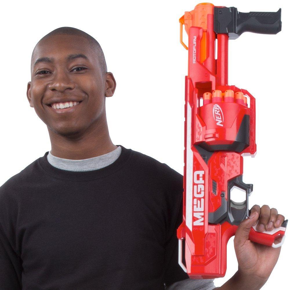 NERF メガ ロトフューリー Amazon.com: Nerf N-Strike Mega Series RotoFury Blaster : Toys & Games