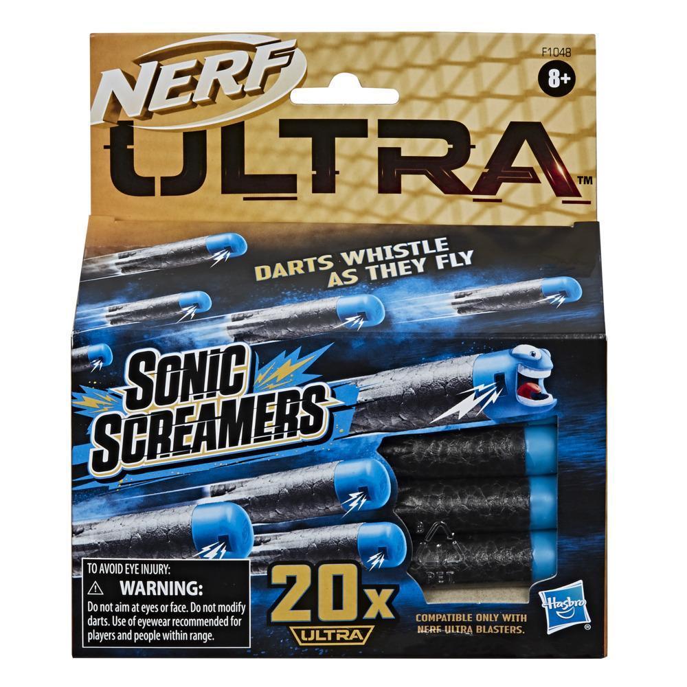 Nerf Ultra Sonic Screamers 20-Dart Refill Pack, Darts Whistle Through the Air, Compatible Only with Nerf Ultra Blasters