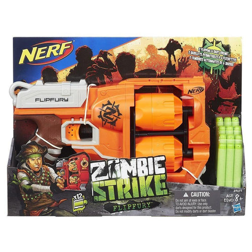 Nerf Zombie Strike FlipFury Blaster-Action & Toy Figures-Nerf-Toycra