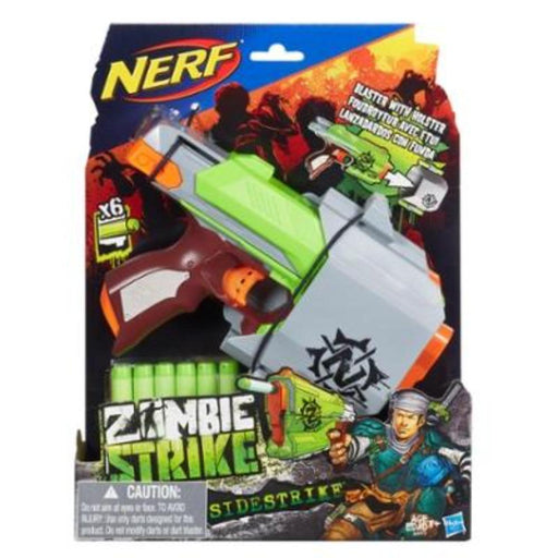 Nerf Zombie Strike Sidestrike Blaster-Action & Toy Figures-Nerf-Toycra