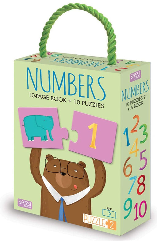 Numbers 10-Pge book+10 Puzzles-Toycra-Toycra