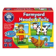 Orchard Toys Farmyard Heads and Tails Game