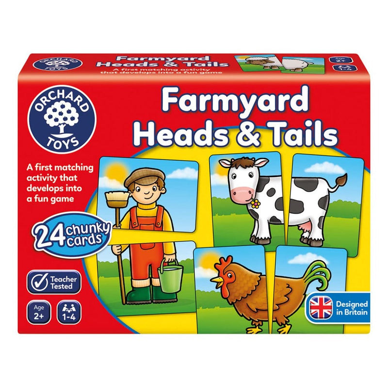 Orchard Toys Farmyard Heads and Tails Game