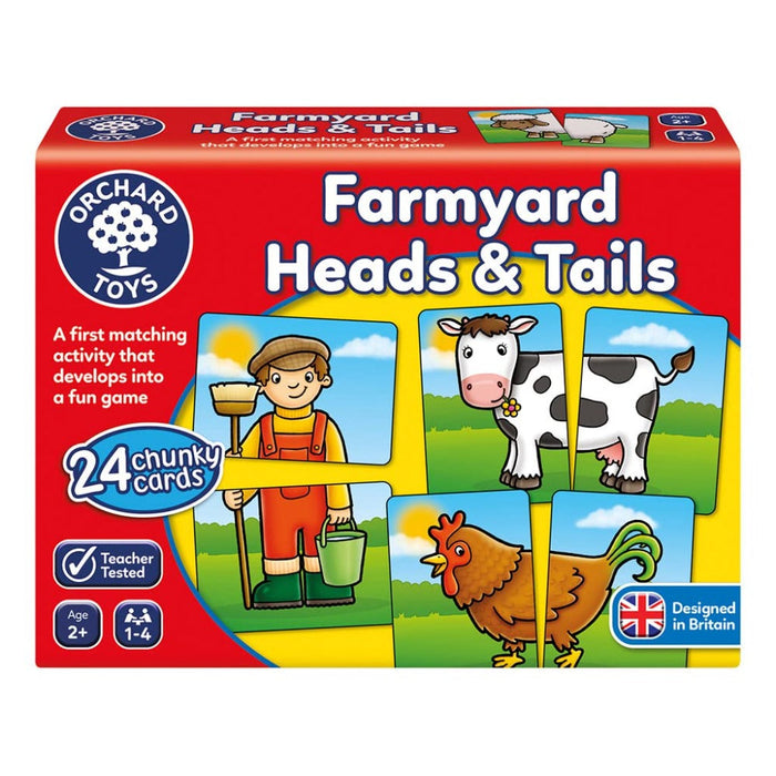 Orchard Toys Farmyard Heads and Tails Game-Kids Games-Orchard Toys-Toycra