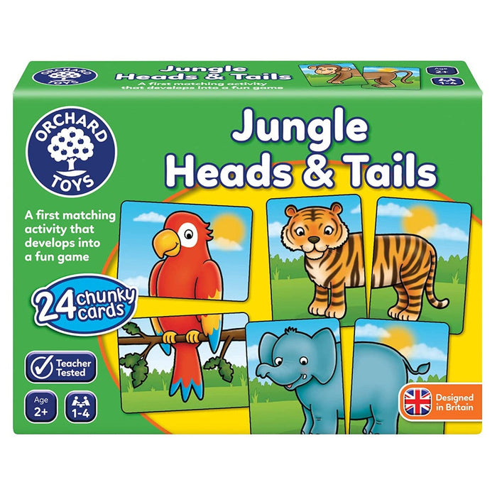 Orchard Toys Jungle Heads and Tails Game-Kids Games-Orchard Toys-Toycra