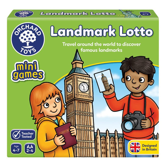 Orchard Toys Landmark Lotto Mini Game-Kids Games-Orchard Toys-Toycra