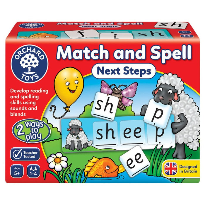 Orchard Toys Match and Spell Next Steps Game-Kids Games-Orchard Toys-Toycra