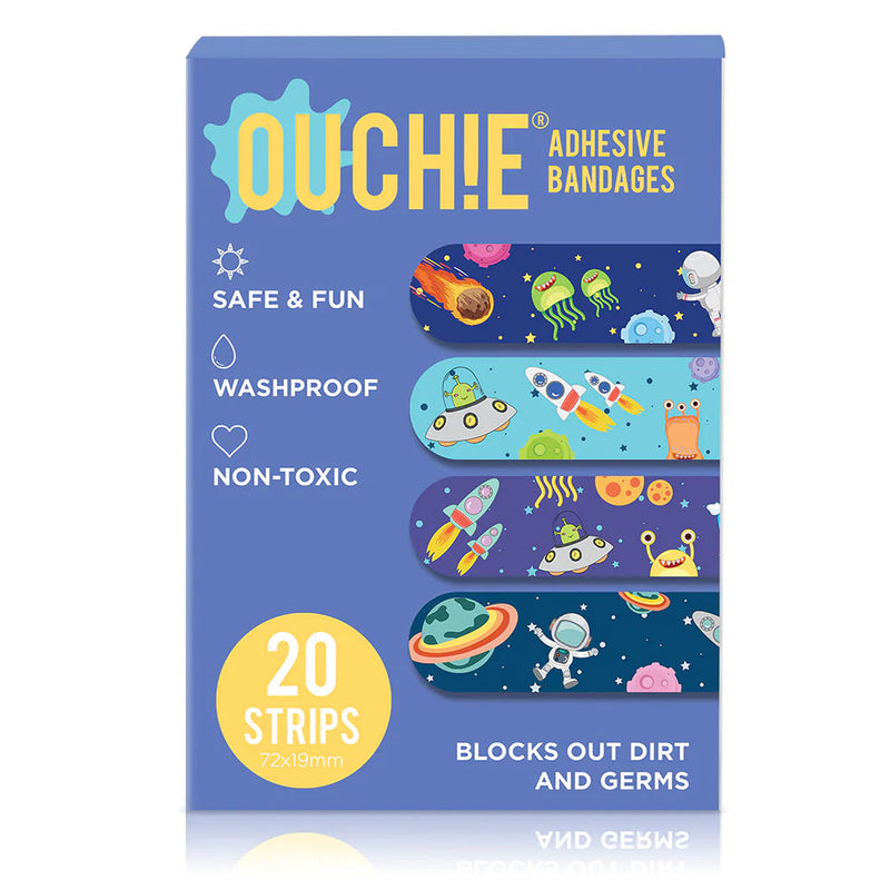Ouchie Adhesive Bandages- 20 Strips Each