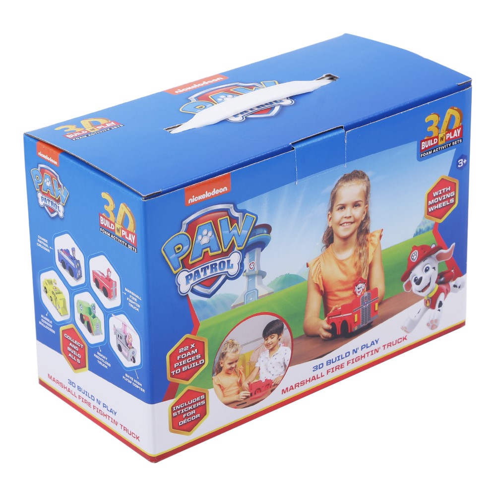 Paw Patrol 3D Build N’ Play Soft Foam Vehicle