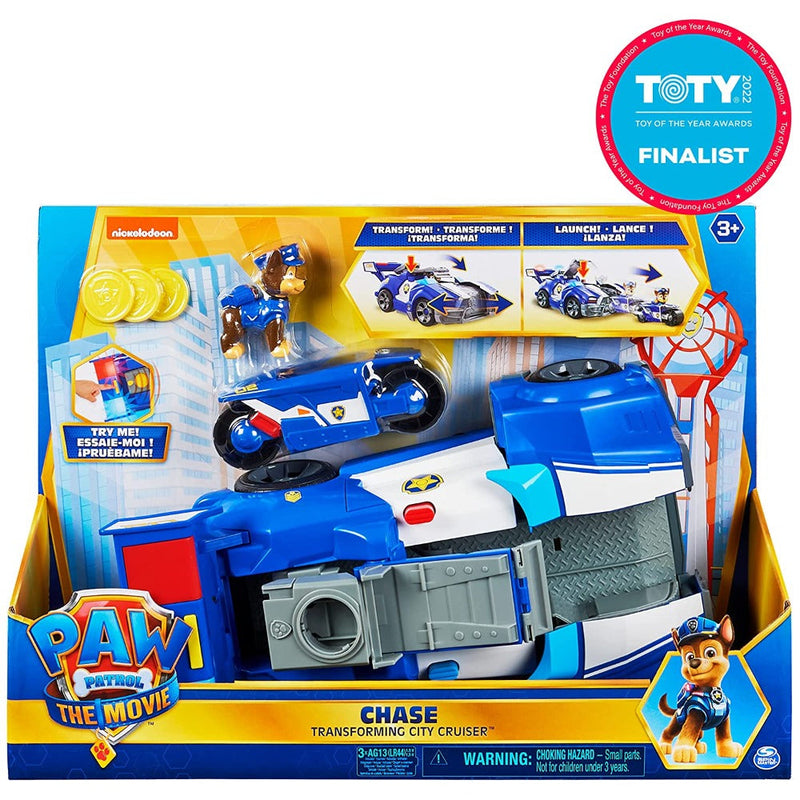 Paw Patrol Chase 2-in-1 Transforming Movie City Cruiser