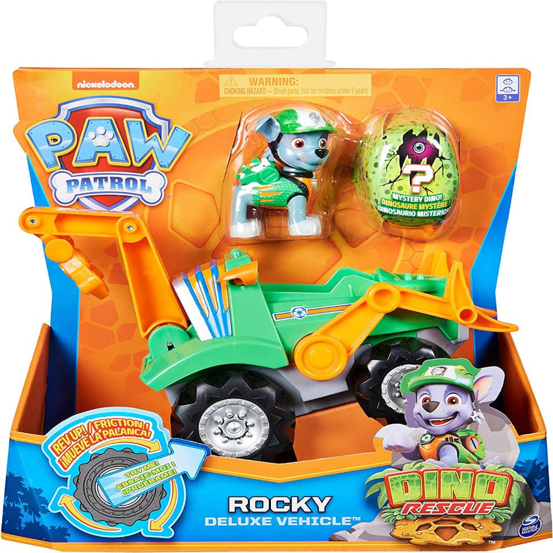 Paw Patrol Dino Rescue Deluxe Rev Up Vehicle with Mystery Dinosaur Figure