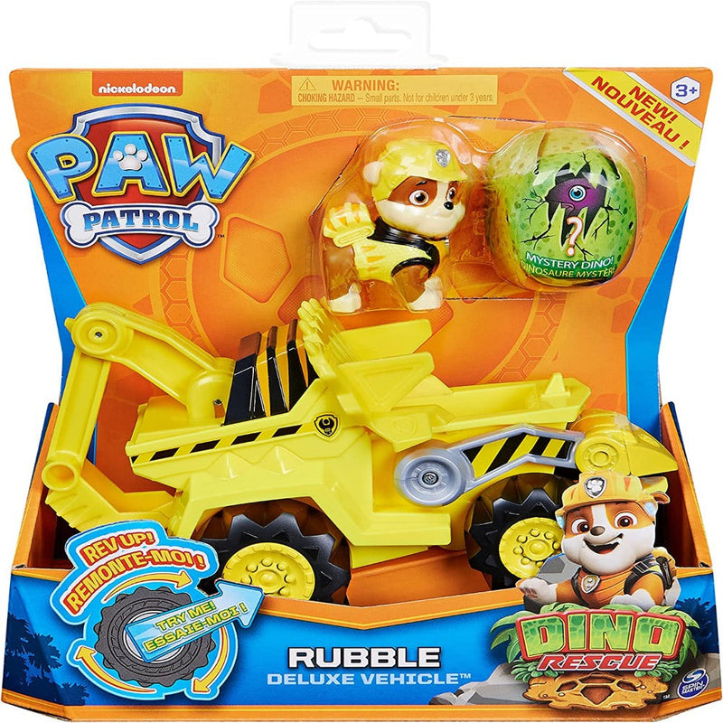 Paw Patrol Dino Rescue Deluxe Rev Up Vehicle with Mystery Dinosaur Figure