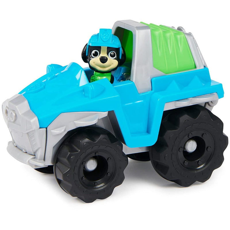 Paw Patrol Rex Rescue Basic Vehicle With Collectible Figure