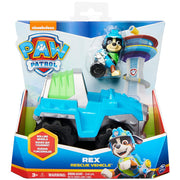 Paw Patrol Rex Rescue Basic Vehicle With Collectible Figure