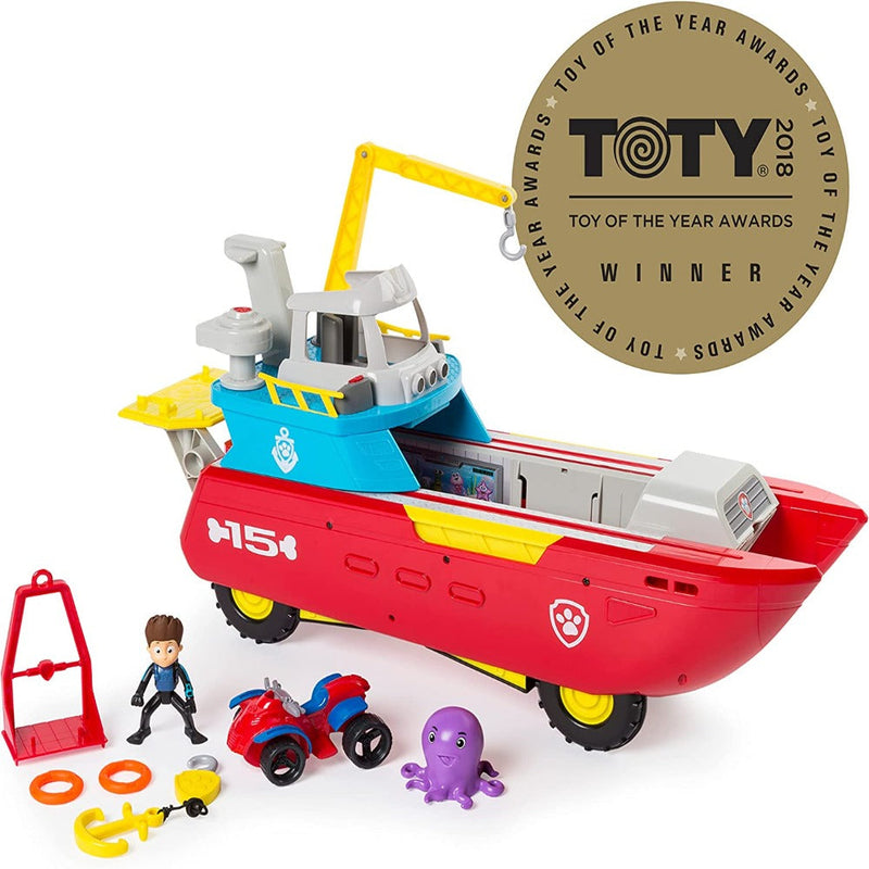 Paw Patrol Sea Patrol - Sea Patroller Transforming Vehicle with Lights & Sounds