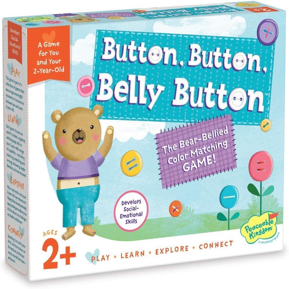 Peaceable Kingdom Button, Button, Belly Button Coloring Matching Game
