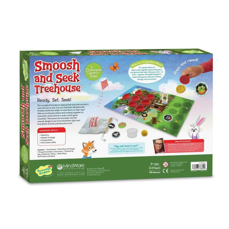 Peaceable Kingdom Smoosh And Seek Treehouse Cooperative Games