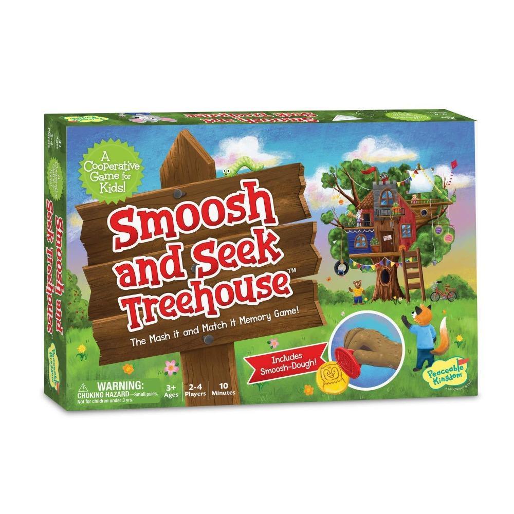 Peaceable Kingdom Smoosh And Seek Treehouse Cooperative Games