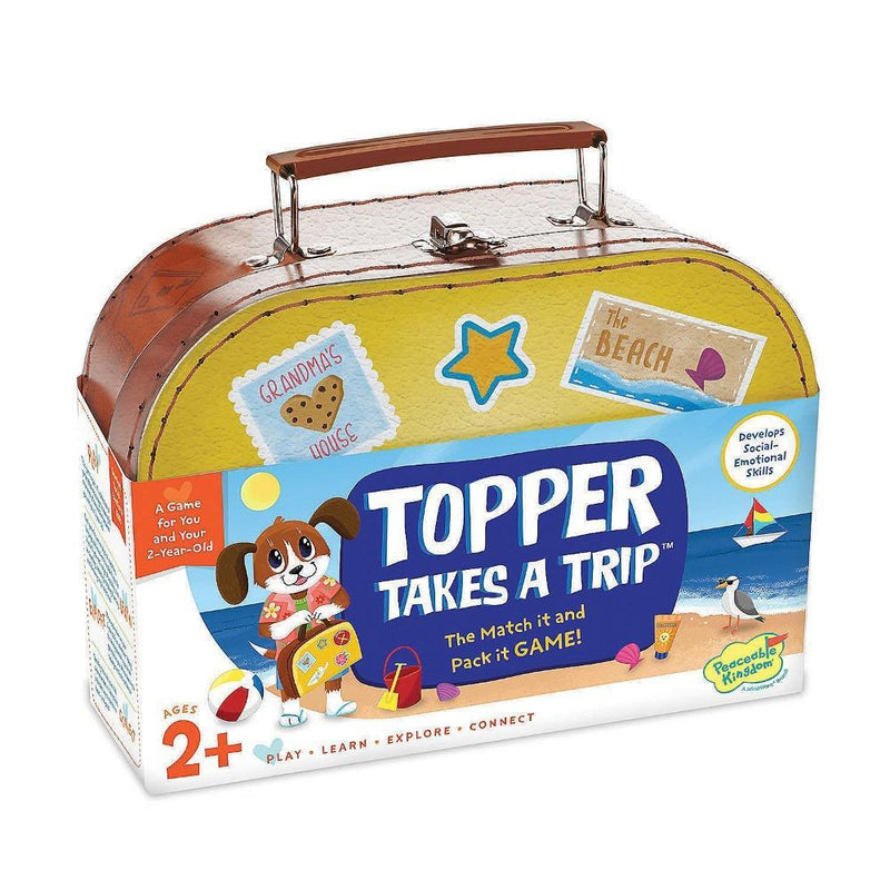 Peaceable Kingdom Topper Takes a Trip Game