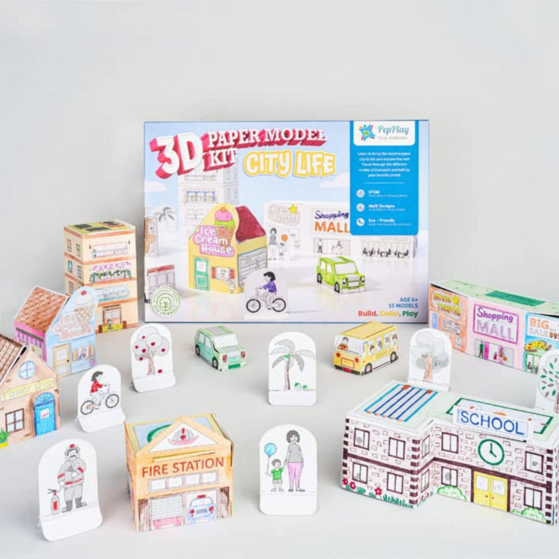 PepPlay 3D Paper Model Kit
