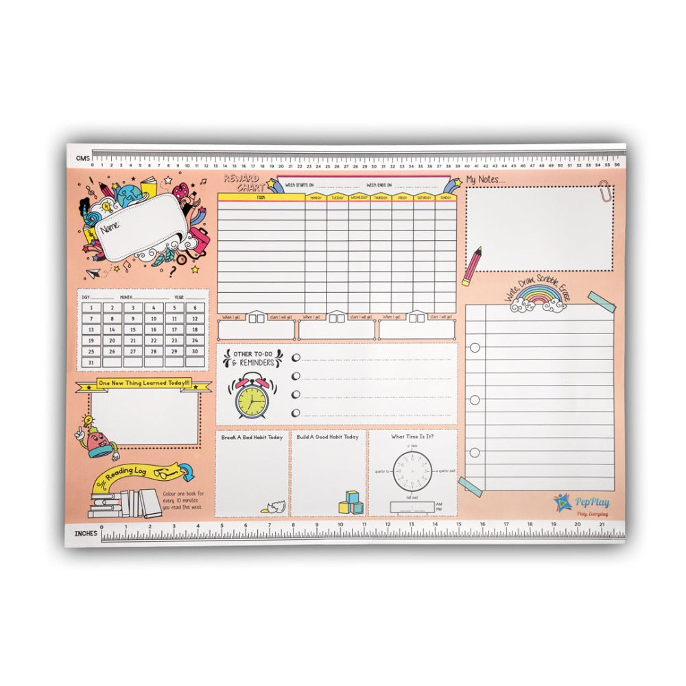 PepPlay Activity Mats Planner | Buy Online at Toycra