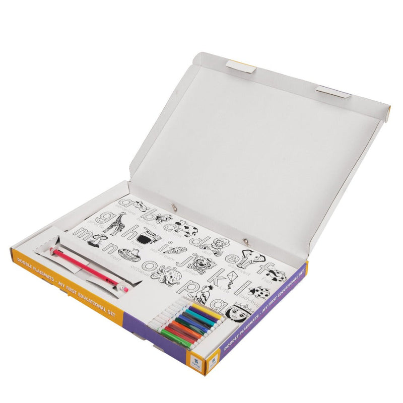 PepPlay Doodle Placemats My First Educational Set